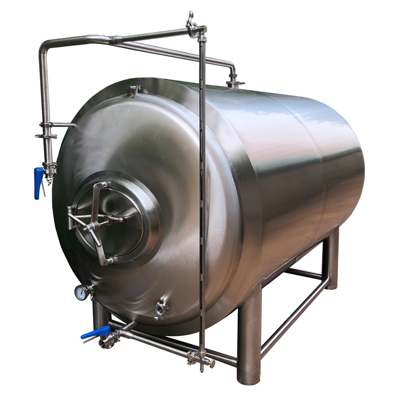 800L 1000L nouveau réservoir de bière lumineux horizontal de conception pour l'équipement de stockage de bière artisanale dans le système de service de bière